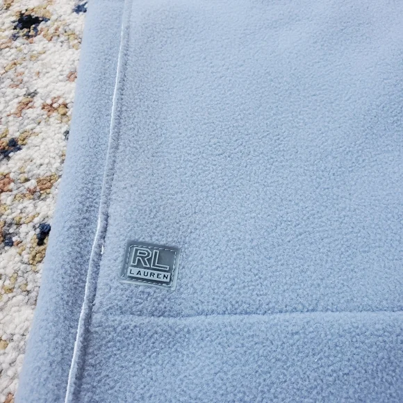 Lauren Ralph Lauren‎ light blue fleece jacket - Picture 2 of 4